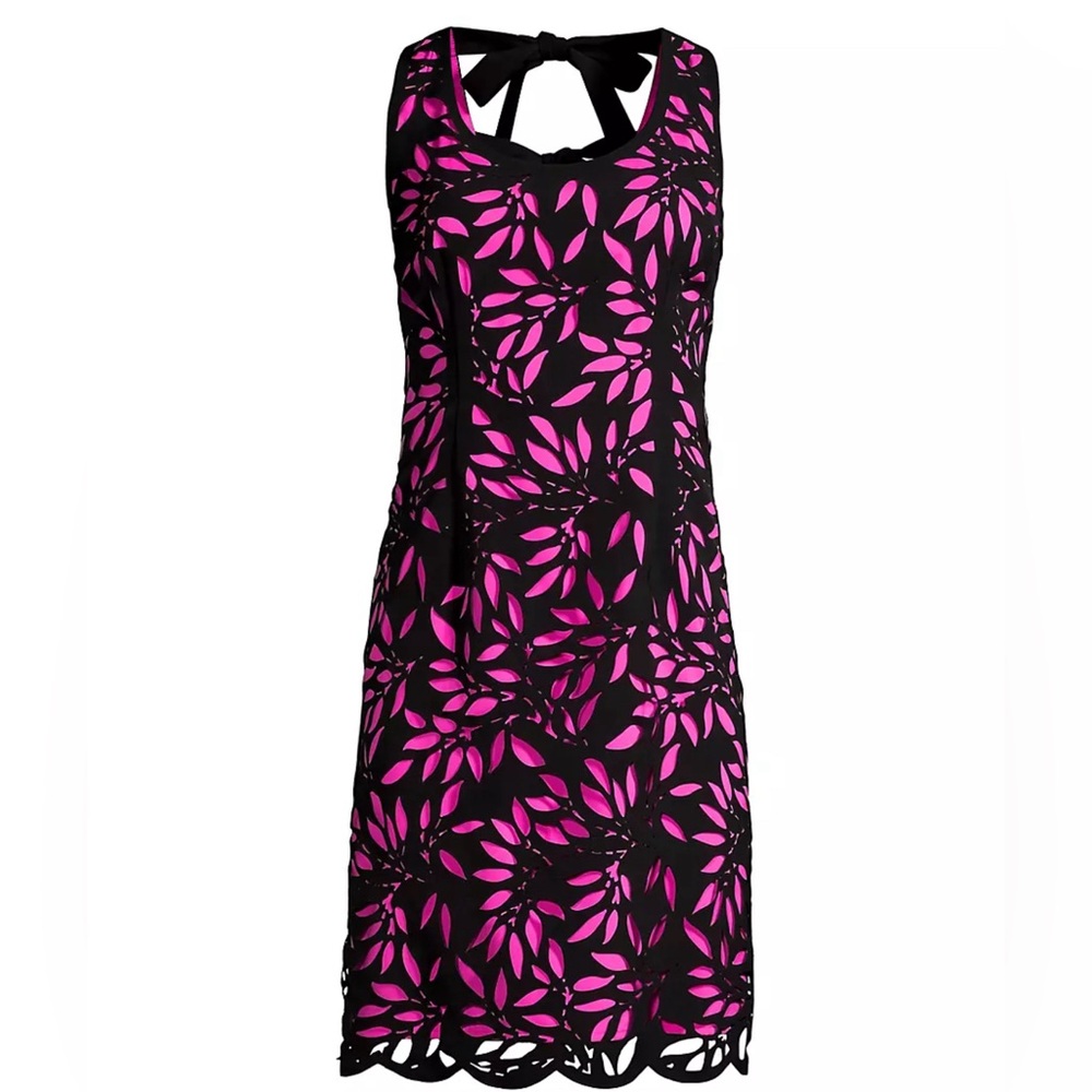 Shani Laser-Cut Bow-Back Dress US2/UK6 High-end Couture Fancy Party Glamour